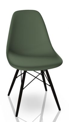 Eames Plastic Side Chair DSW Stuhl Vitra Ahorn schwarz-forest